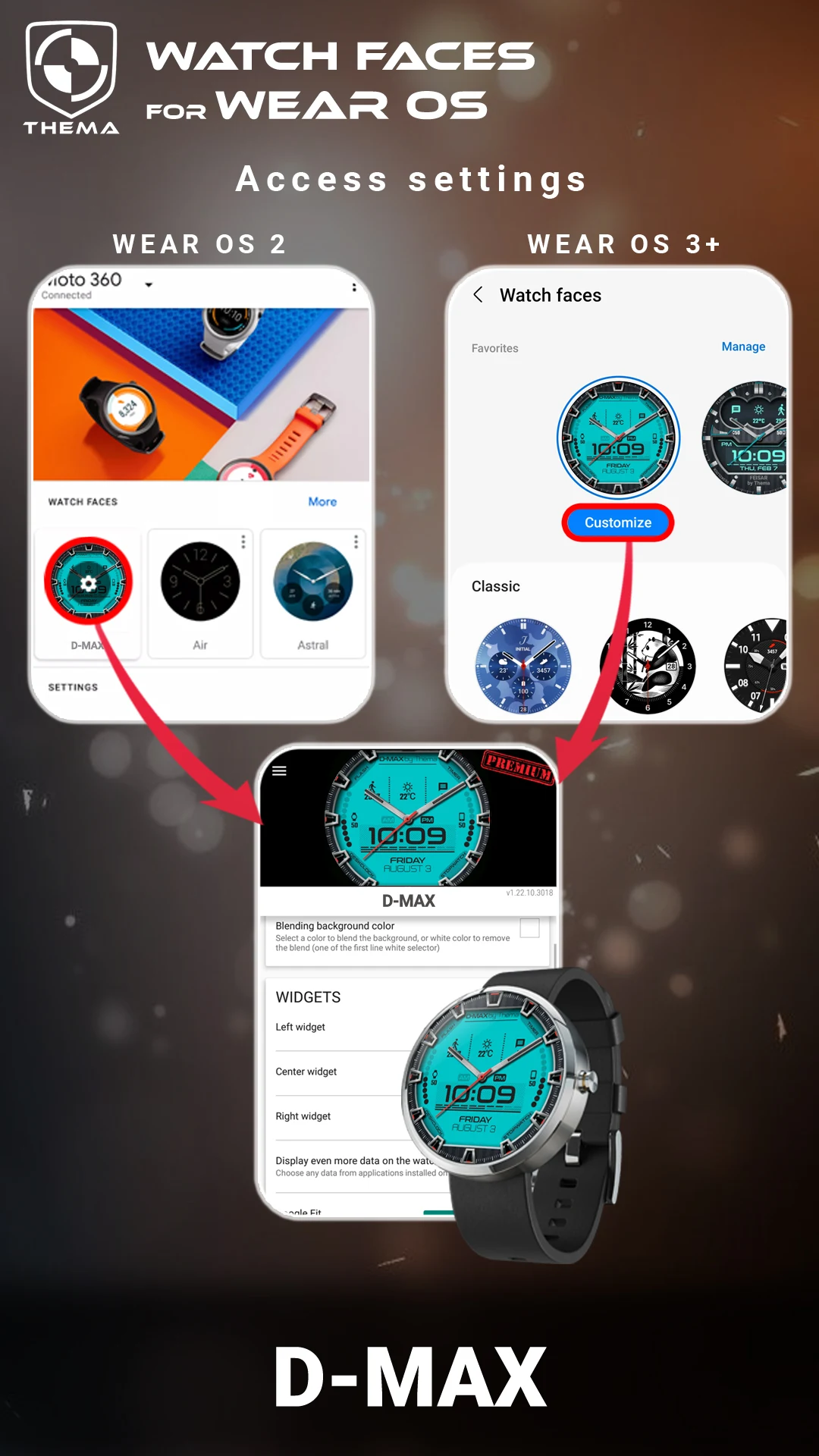 D-Max Watch Face Screenshot 7