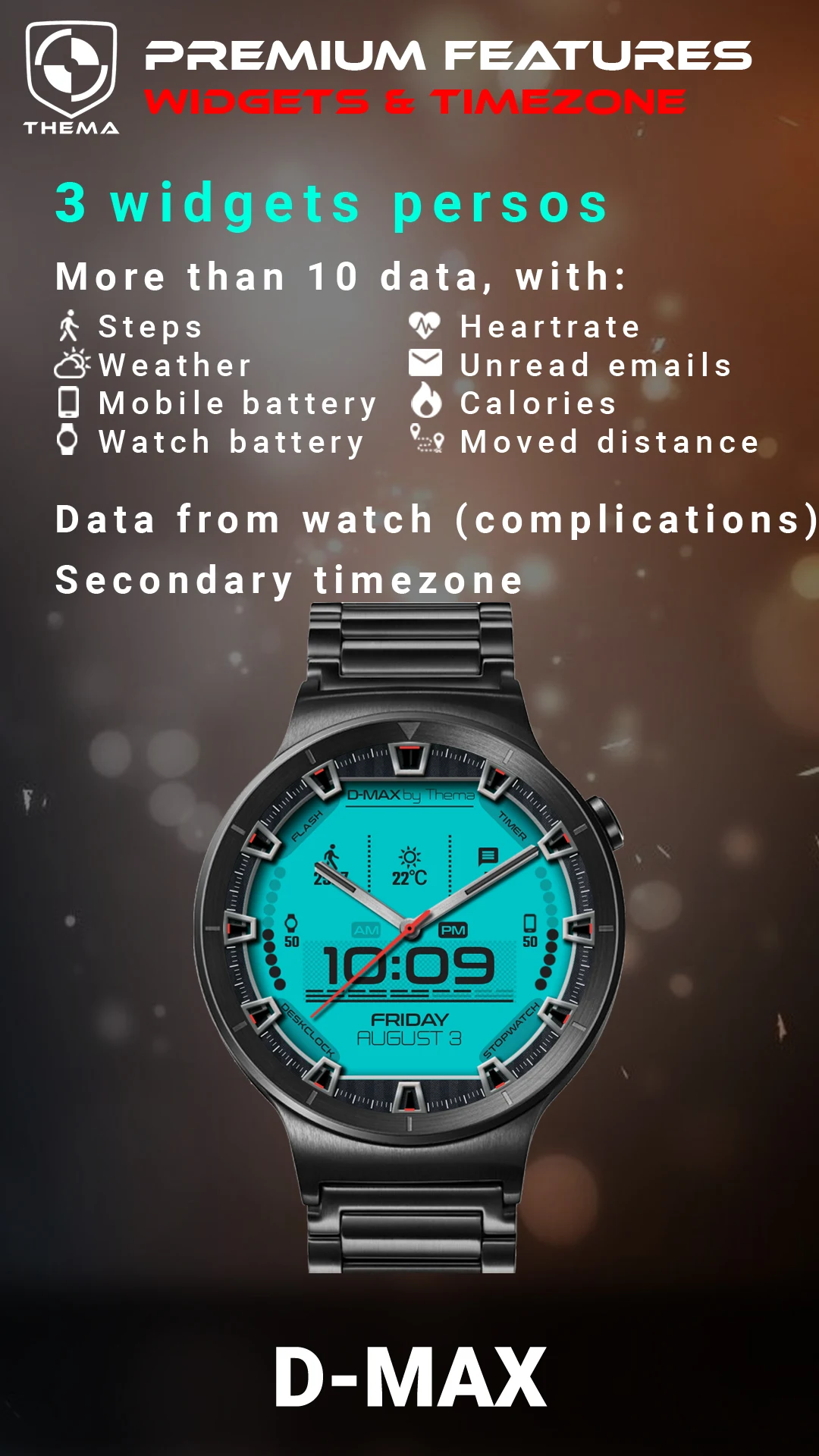 D-Max Watch Face Screenshot 4