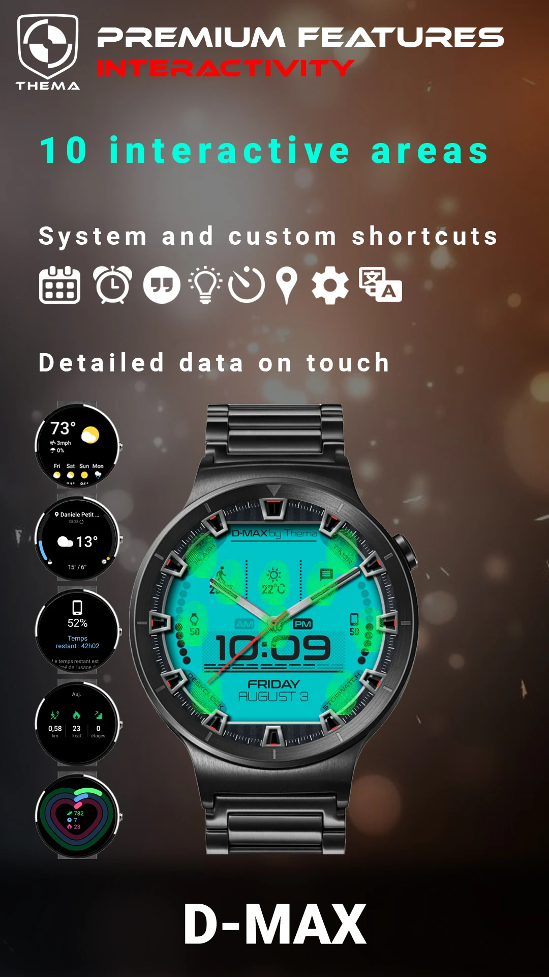 D-Max Watch Face Screenshot 3