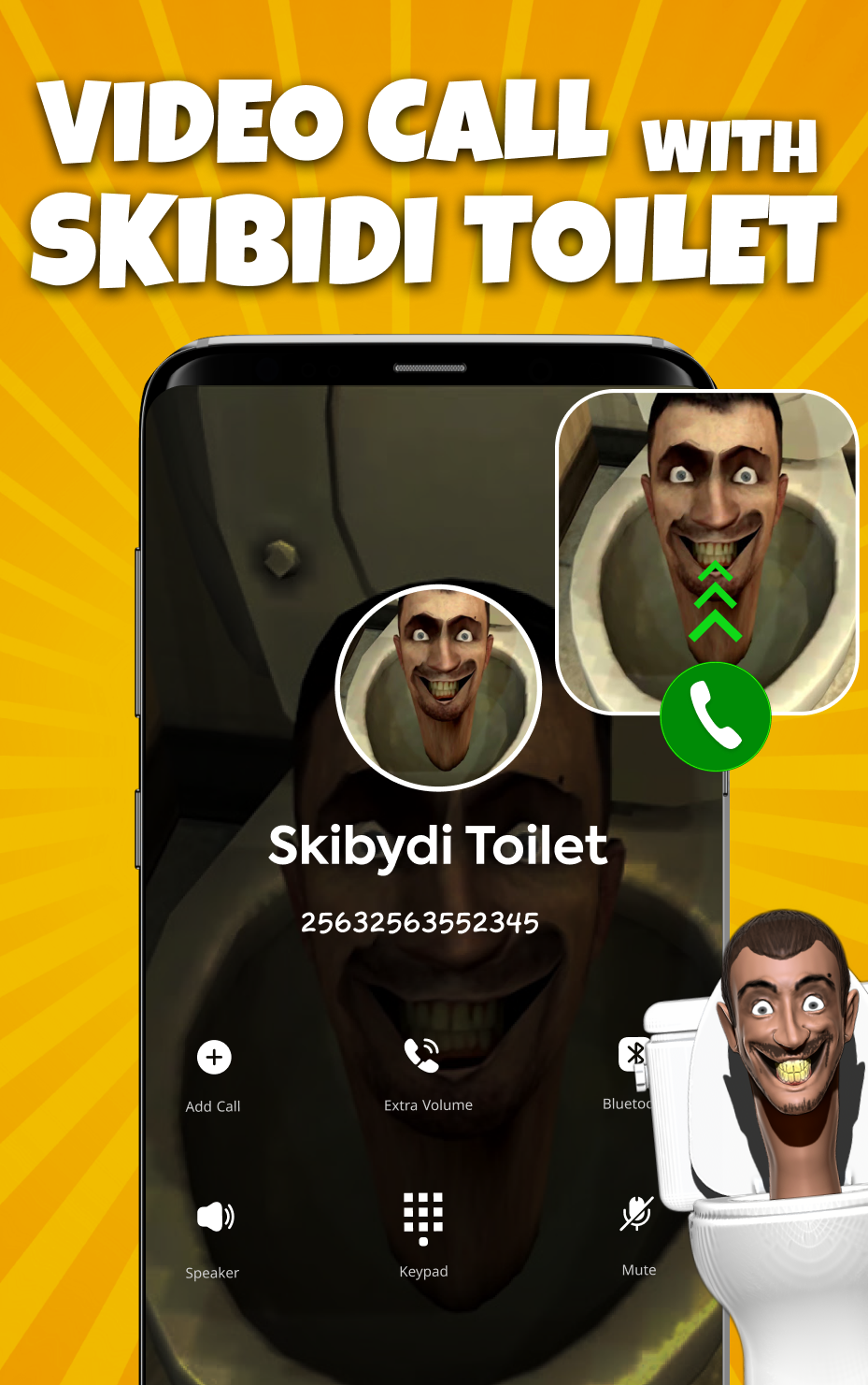 Toilet Call : Prank Video Call Screenshot 8