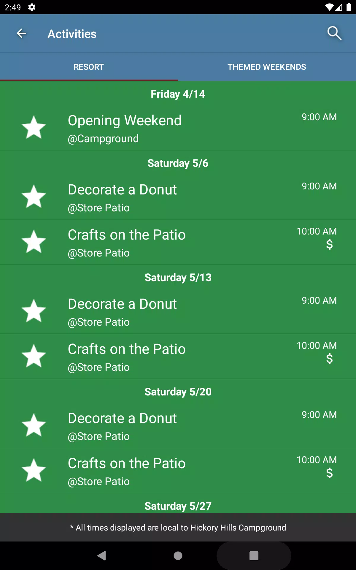 Hickory Hills Campground Screenshot 5