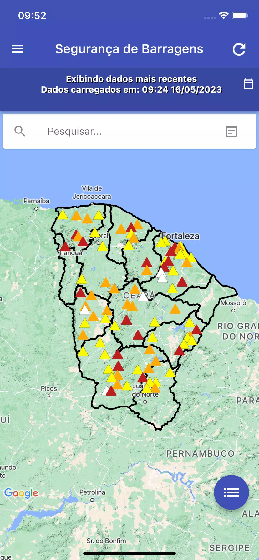 PORTAL HIDROLÓGICO DO CEARÁ Screenshot 8