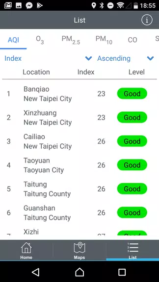 Environmental Info Push App Screenshot 4