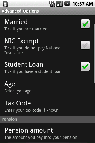PAYE Tax Calculator Screenshot 4
