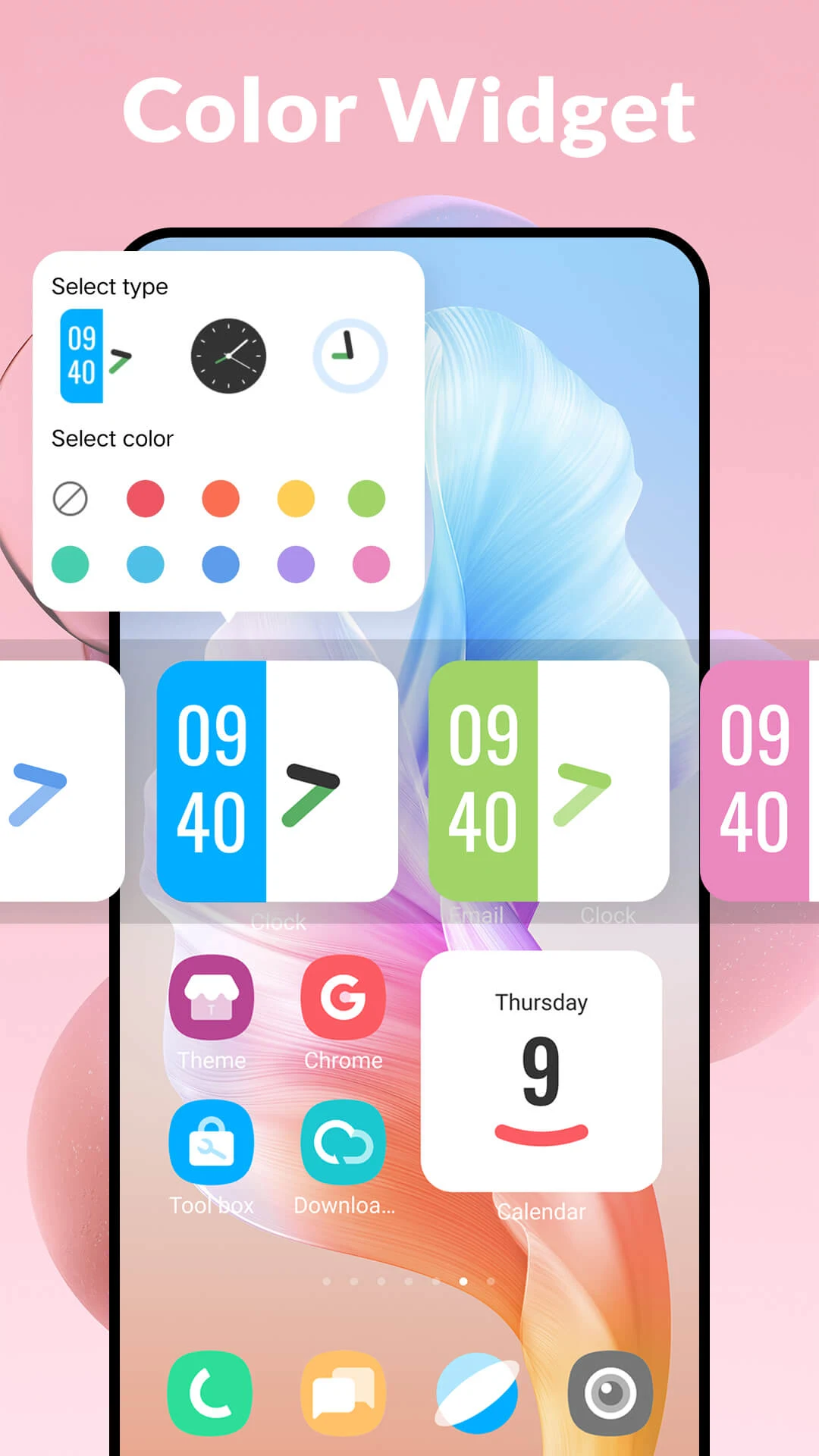 Color Launcher, cool themes Screenshot 5