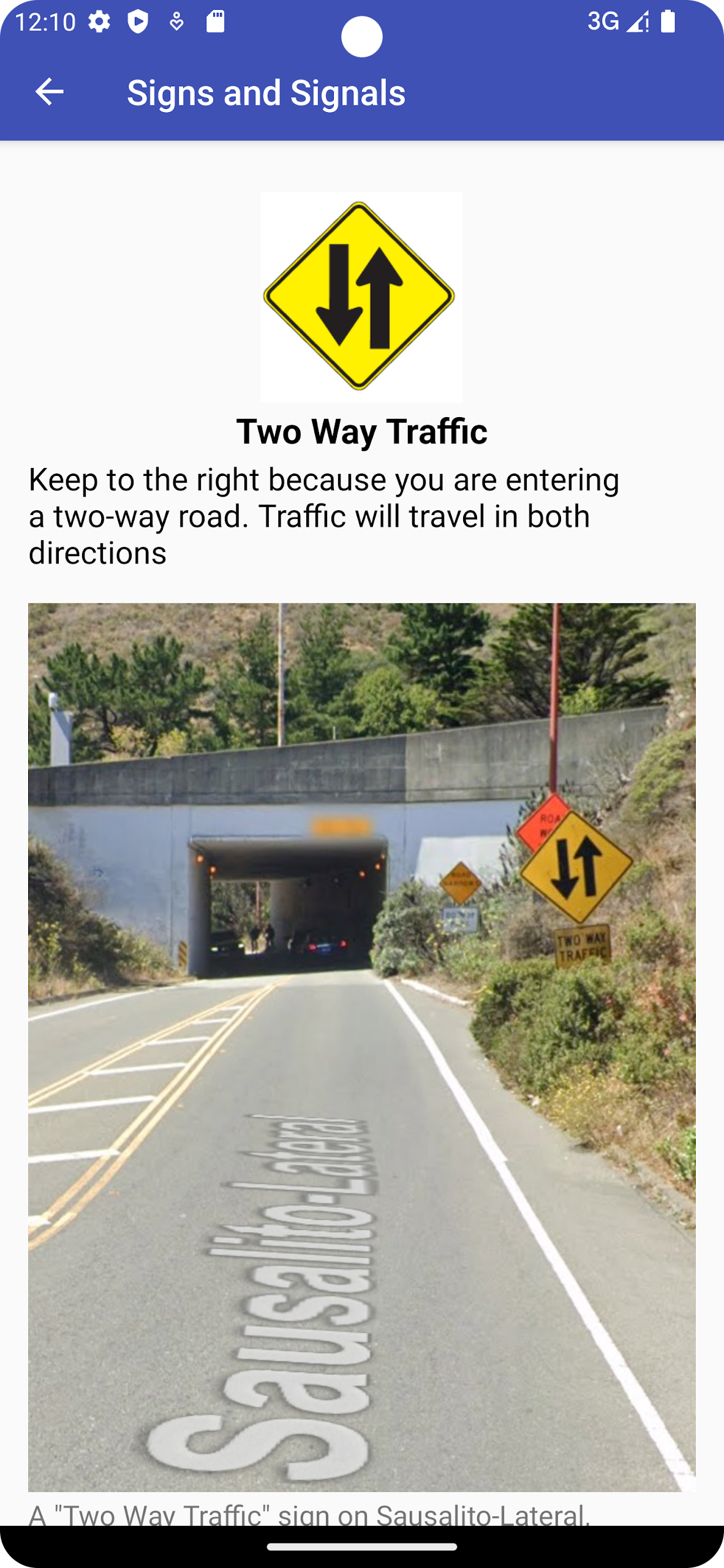 California Driver License Test Screenshot 1