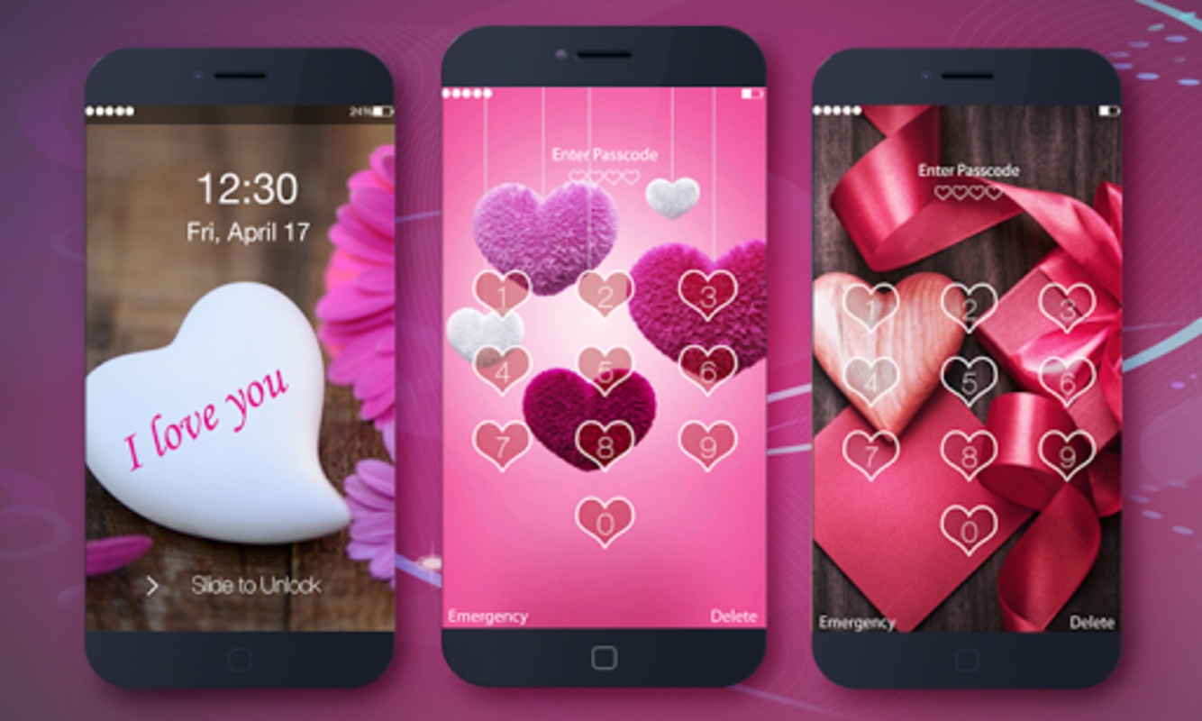 Chrbate Love Lock Screen Screenshot 3