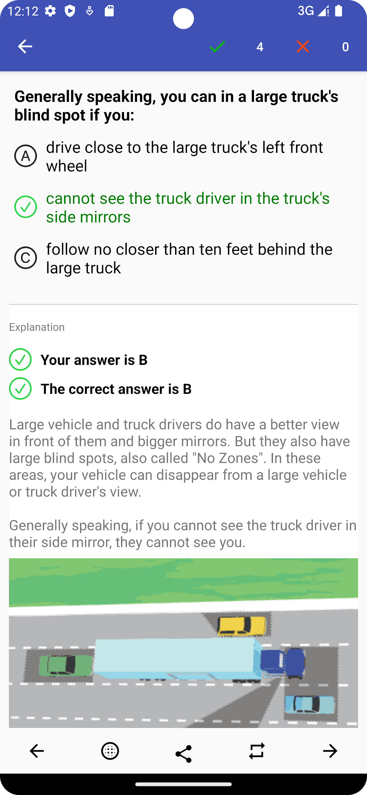 California Driver License Test Screenshot 2