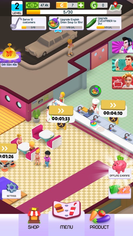 Restaurant Tycoon - Idle Game Screenshot 4