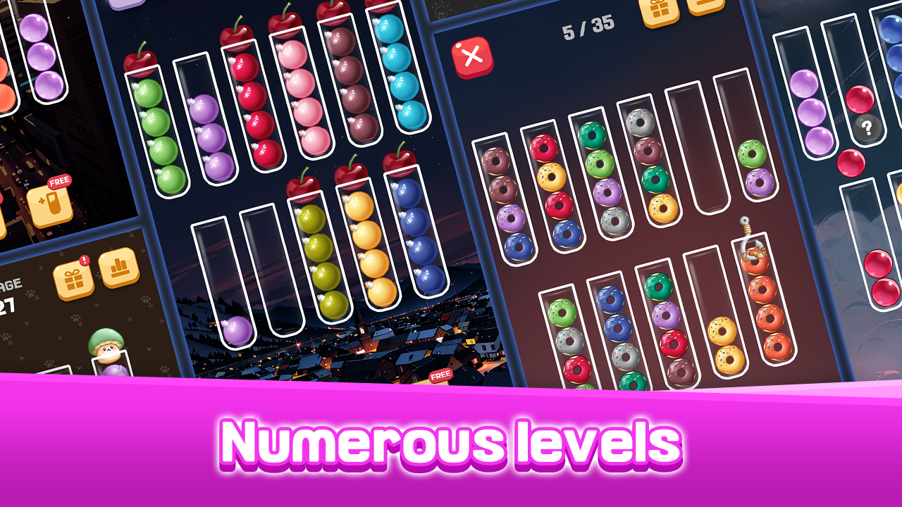 Sorting Ball Quiz Screenshot 1