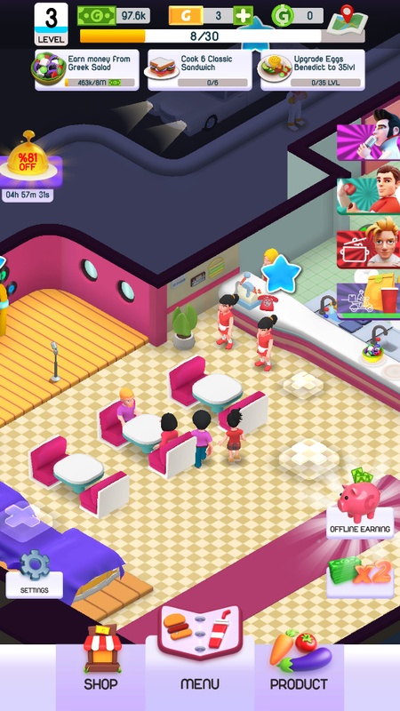 Restaurant Tycoon - Idle Game Screenshot 5