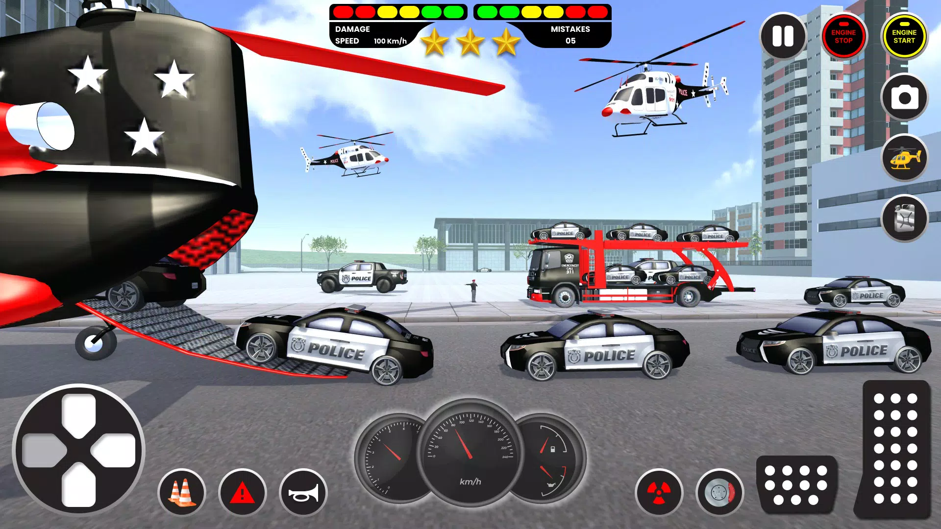 Police Vehicle Transport Game Screenshot 3