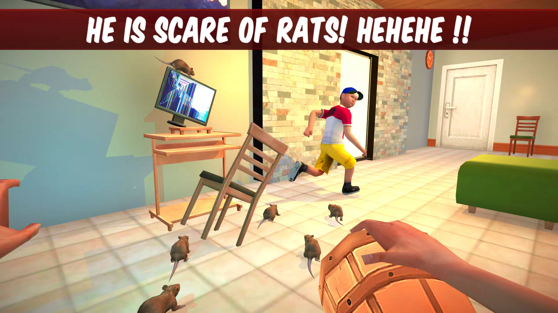 Scary Prankster 3D Fun House Screenshot 6