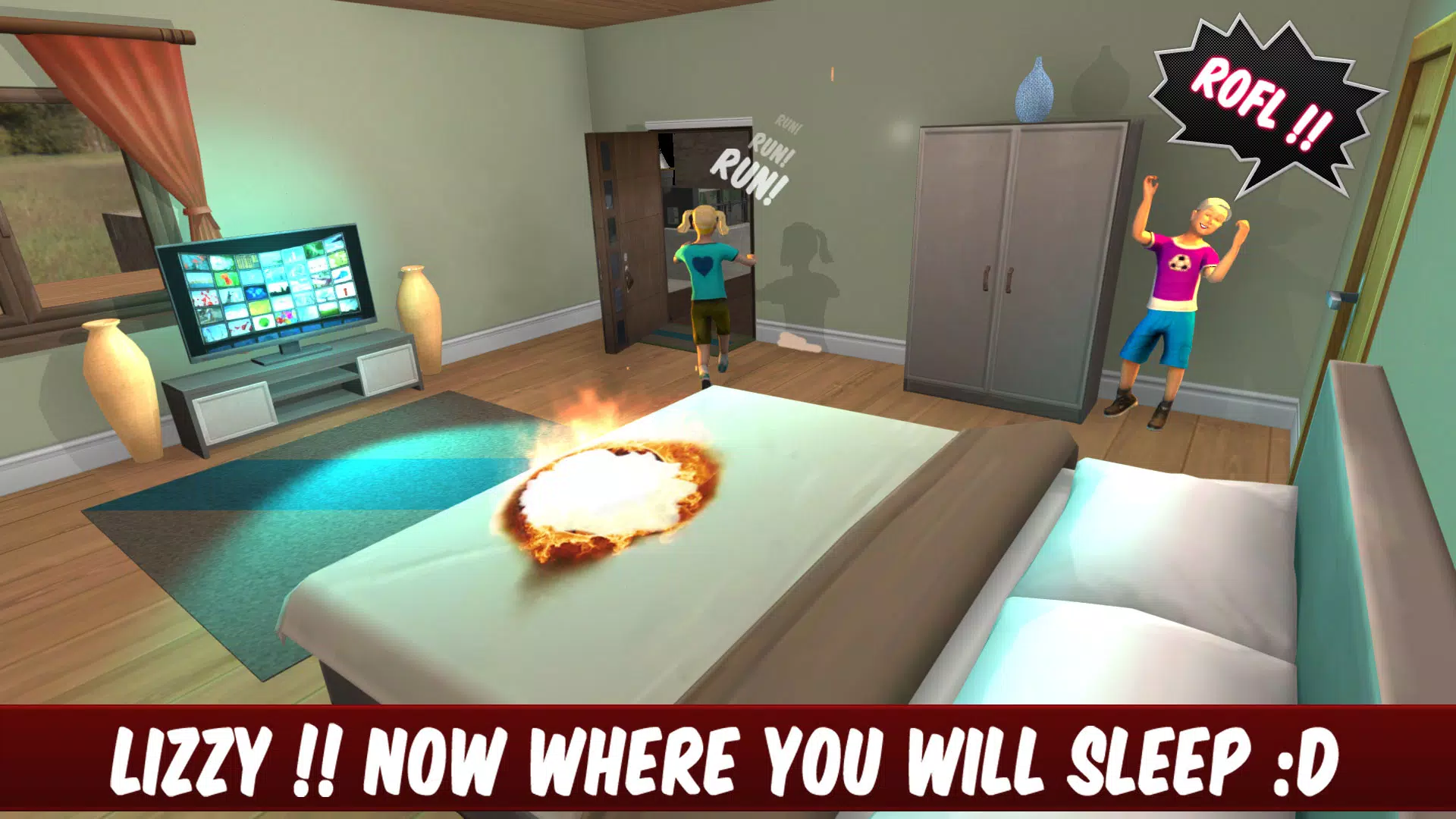 Scary Prankster 3D Fun House Screenshot 1