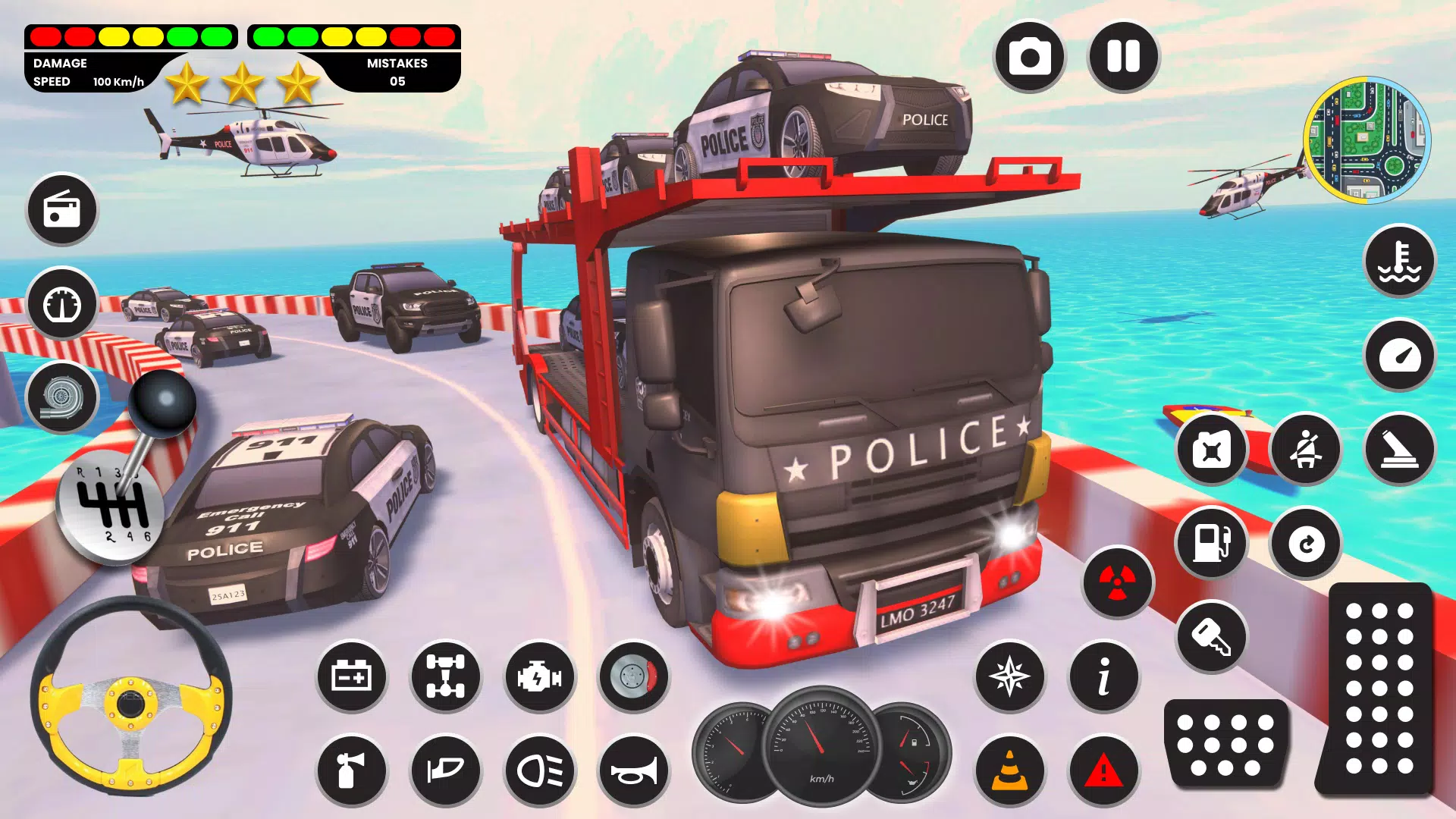 Police Vehicle Transport Game Screenshot 5