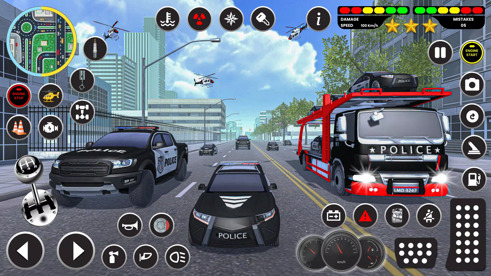 Police Vehicle Transport Game Screenshot 4