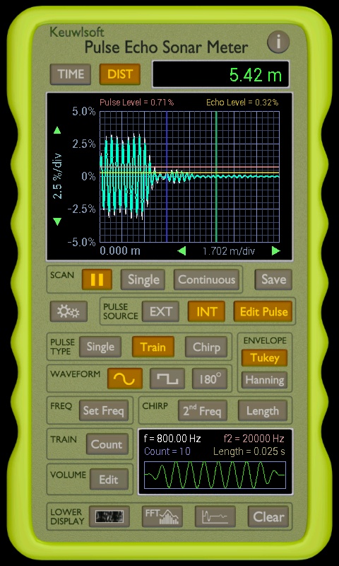 Pulse Echo Sonar Meter Screenshot 5