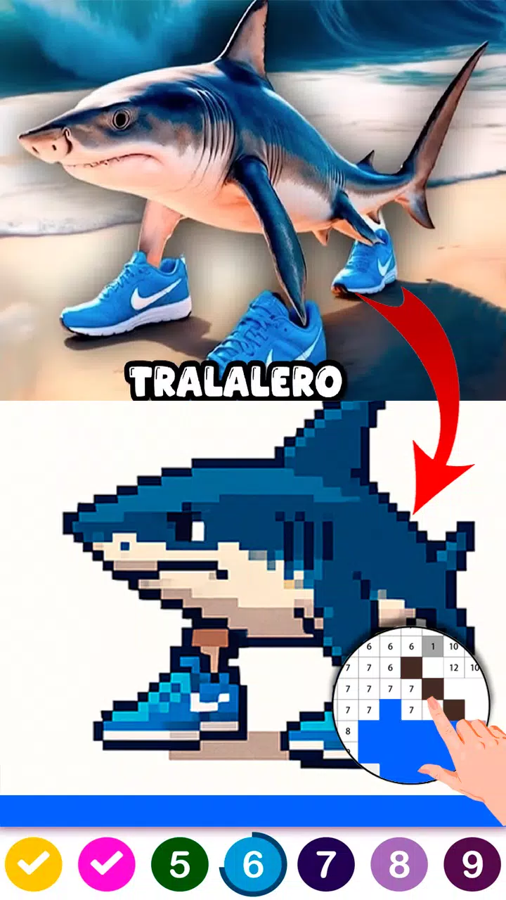 Italian Brainrot Animals Color Screenshot 1