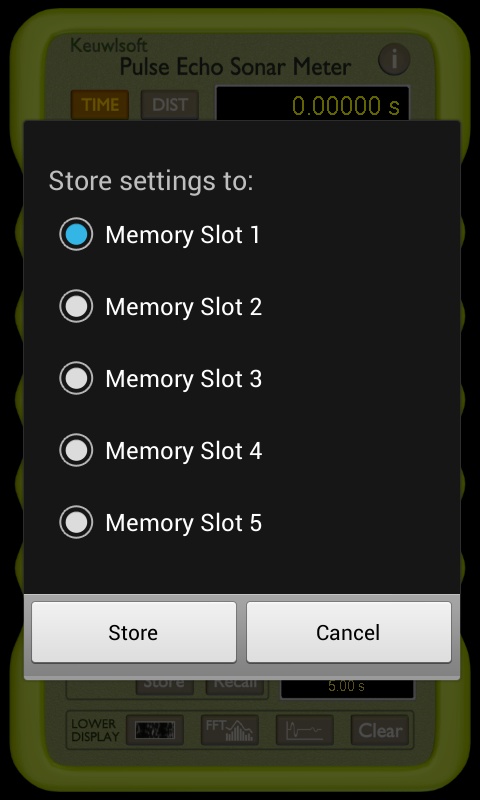 Pulse Echo Sonar Meter Screenshot 3