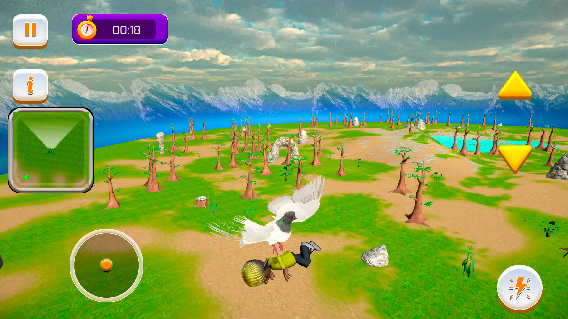 Flying Bird pigeon Games Screenshot 3