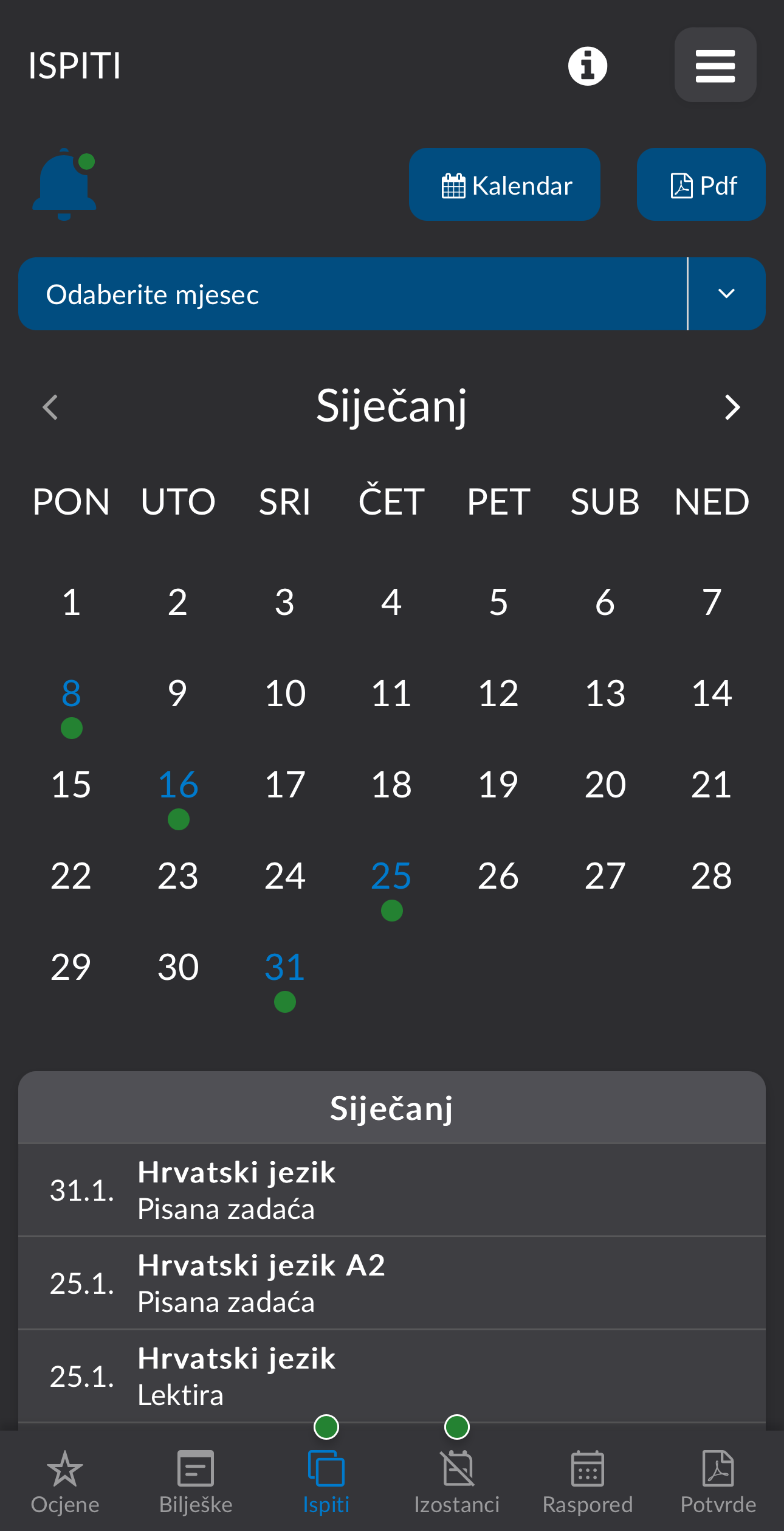 e-Dnevnik Screenshot 3