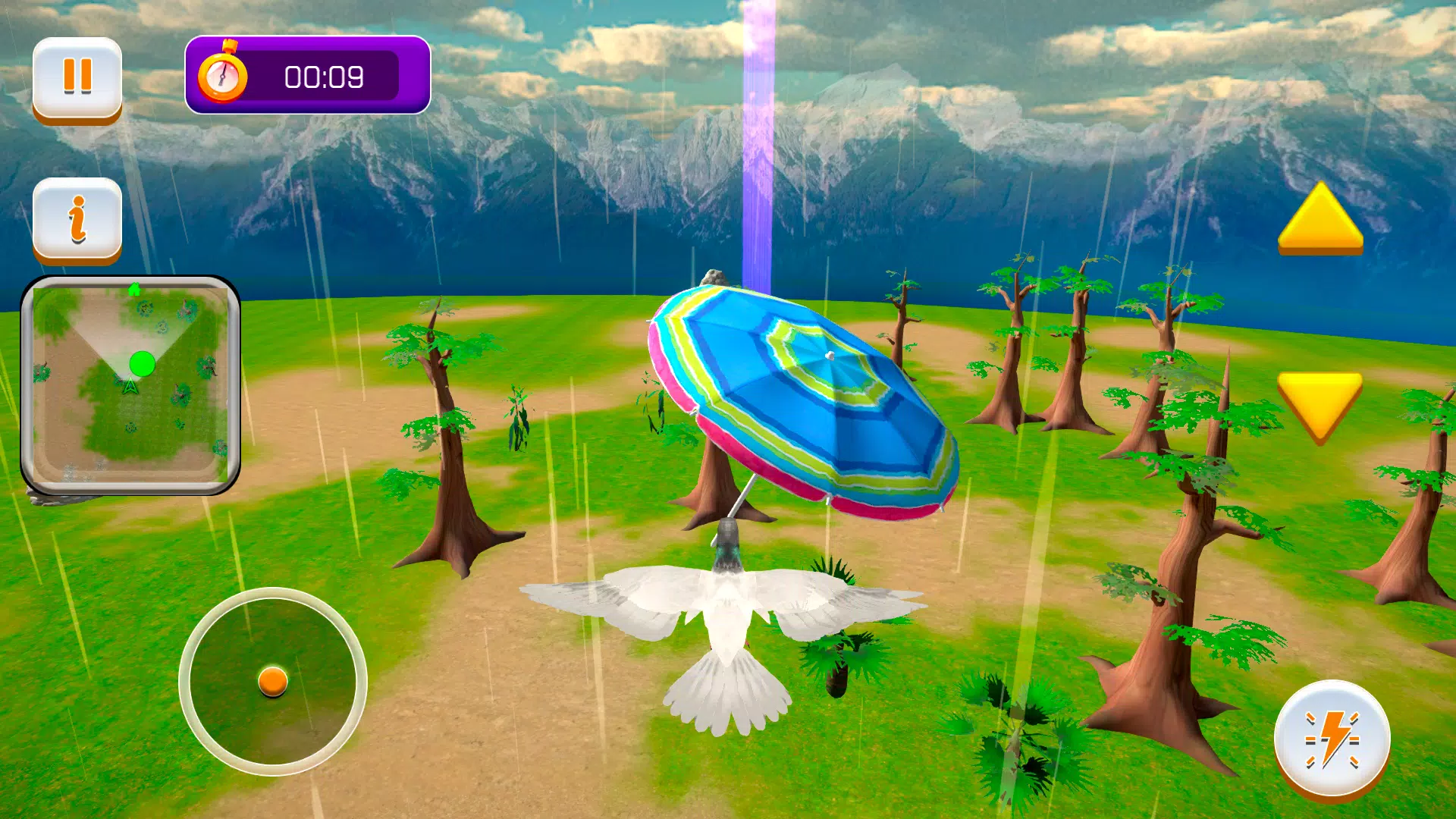 Flying Bird pigeon Games Screenshot 1