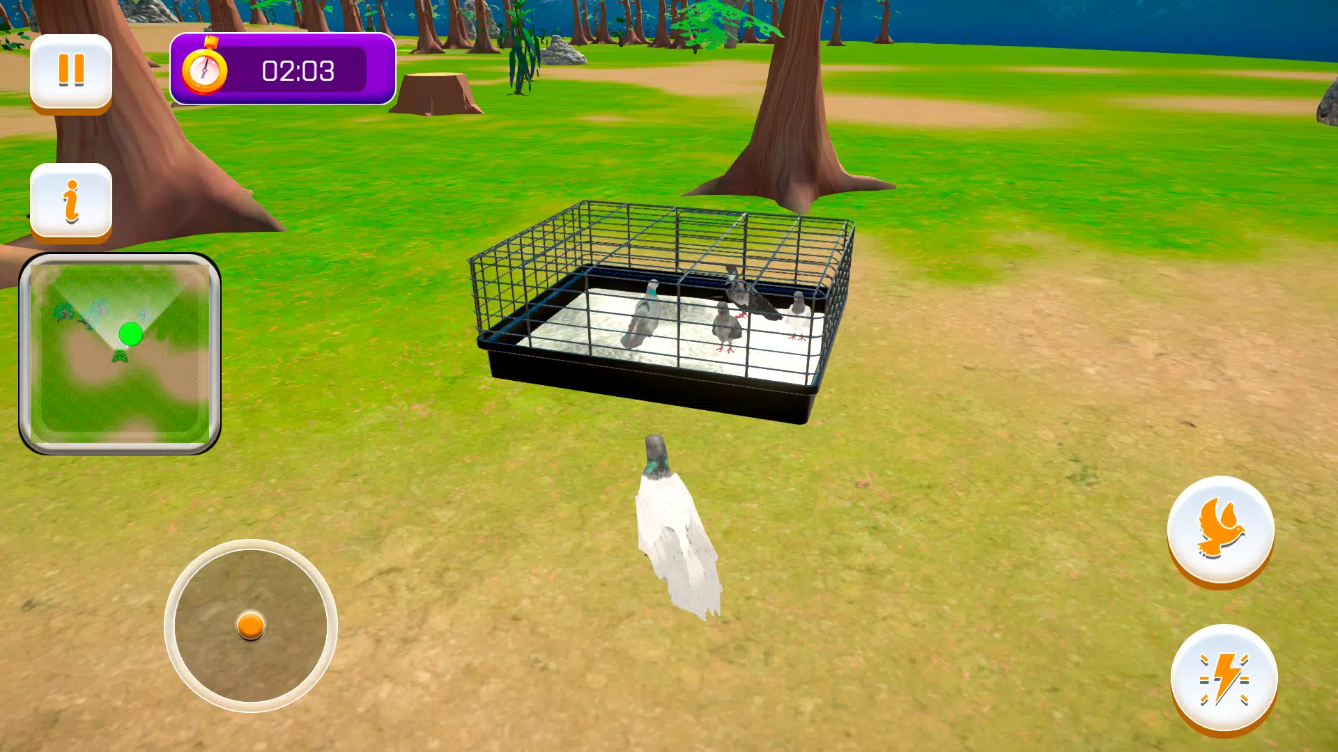 Flying Bird pigeon Games Screenshot 4