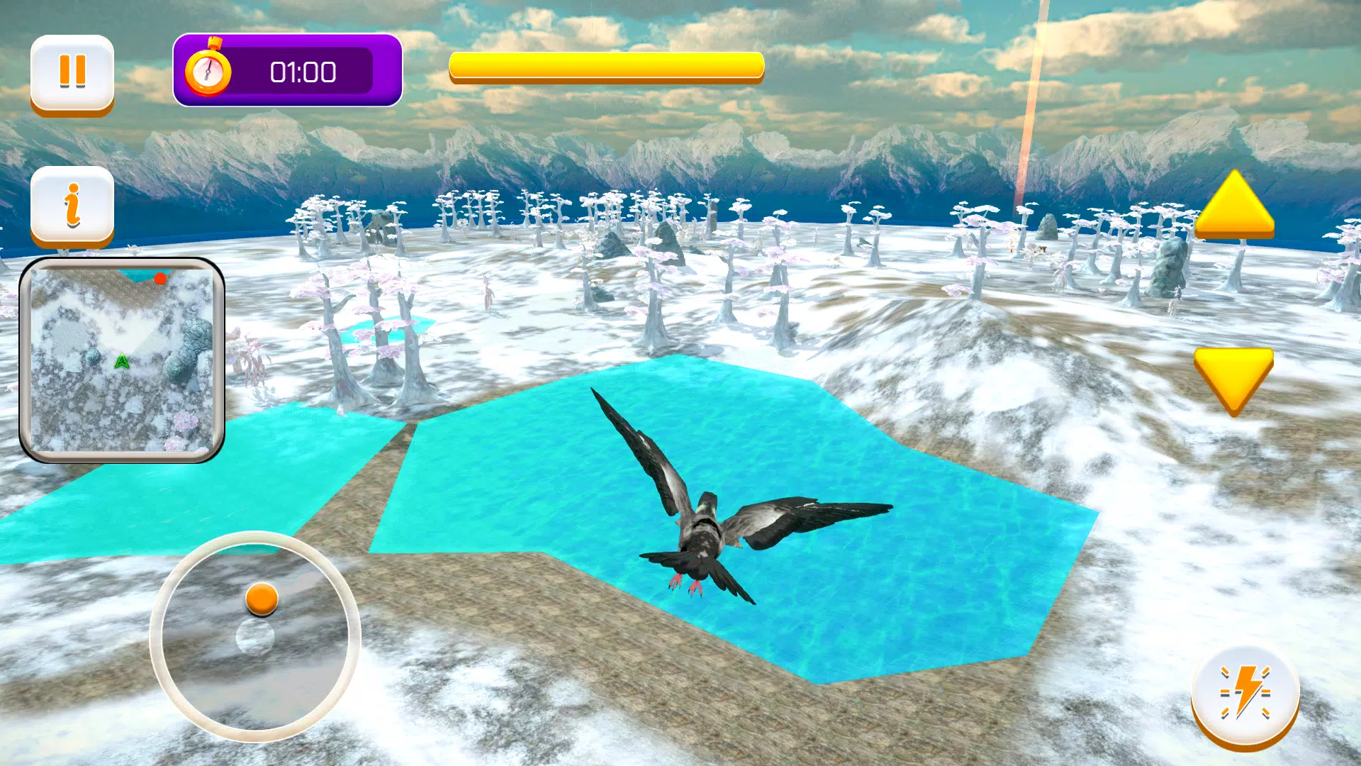 Flying Bird pigeon Games Screenshot 2