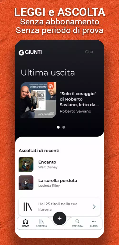 Giunti Audiolibri Screenshot 1
