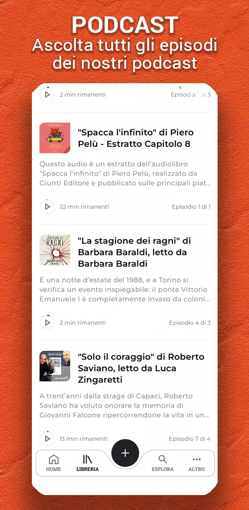 Giunti Audiolibri Screenshot 5