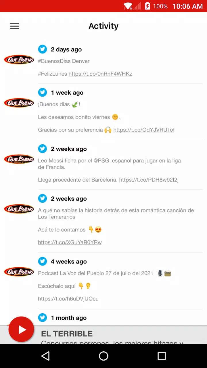 QueBueno 97.7 & 1280 Denver Screenshot 2