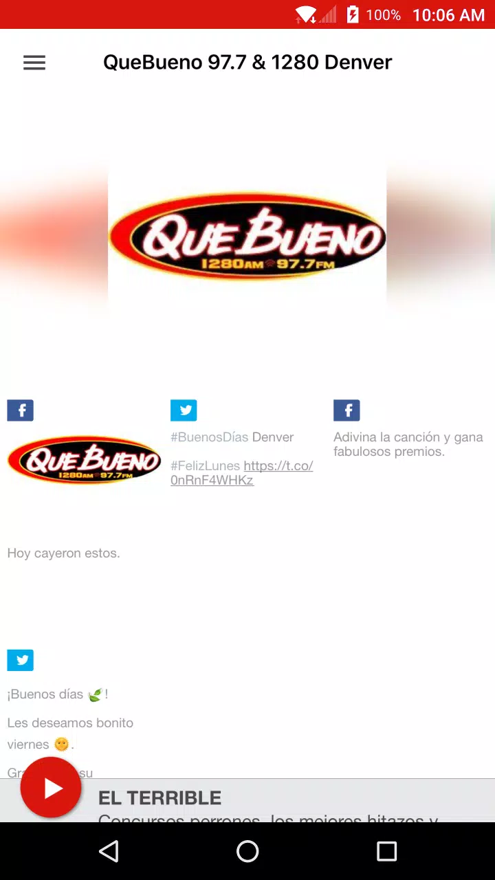 QueBueno 97.7 & 1280 Denver Screenshot 1