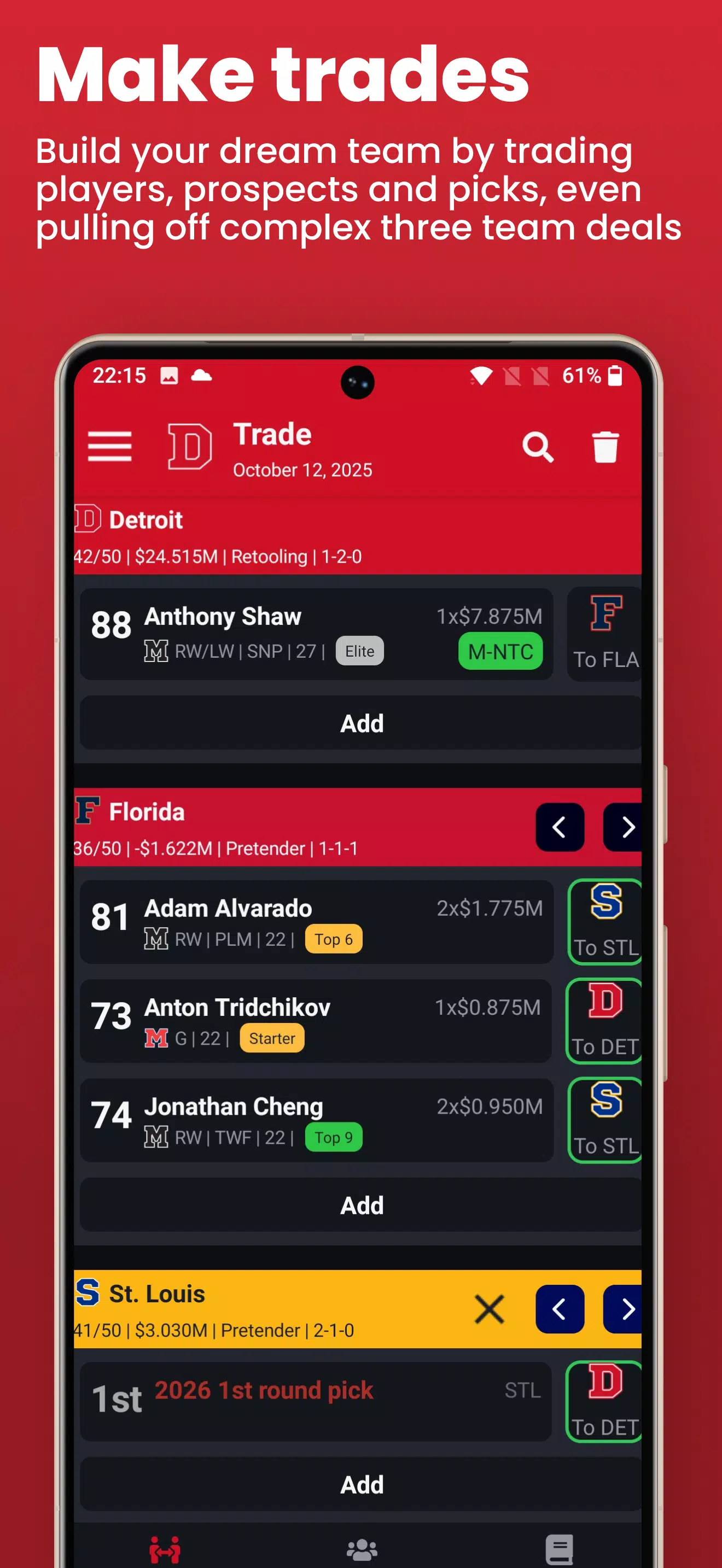 Hockey Legacy Manager 26 Screenshot 4