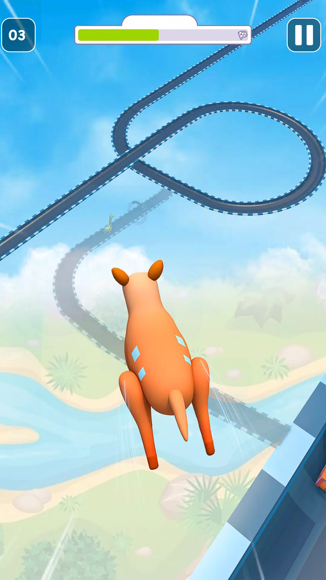 Skyzoo Animal Running Games 3D Screenshot 1