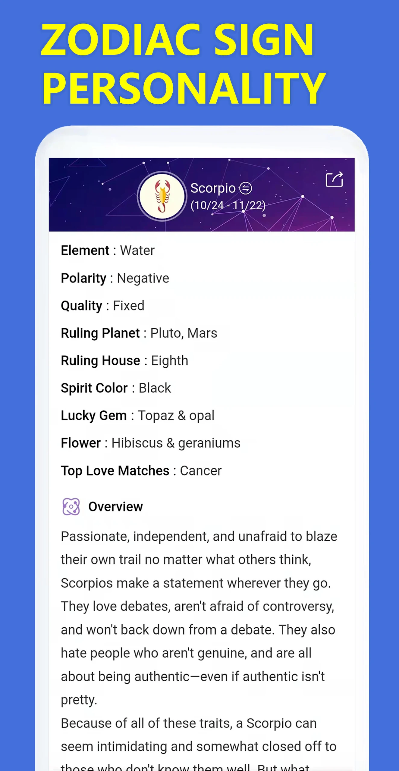 Magic Horoscope & Zodiac Signs Screenshot 4