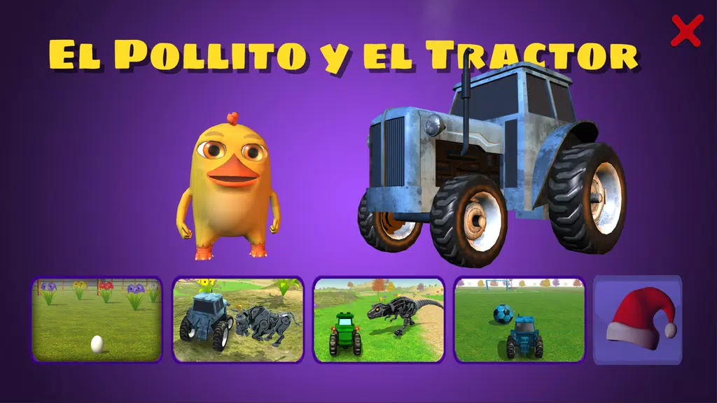 El Pollito y el Tractor Screenshot 1