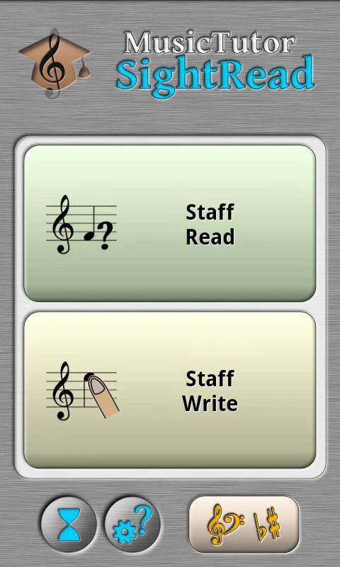 Music Tutor Sight Read Lite Screenshot 1