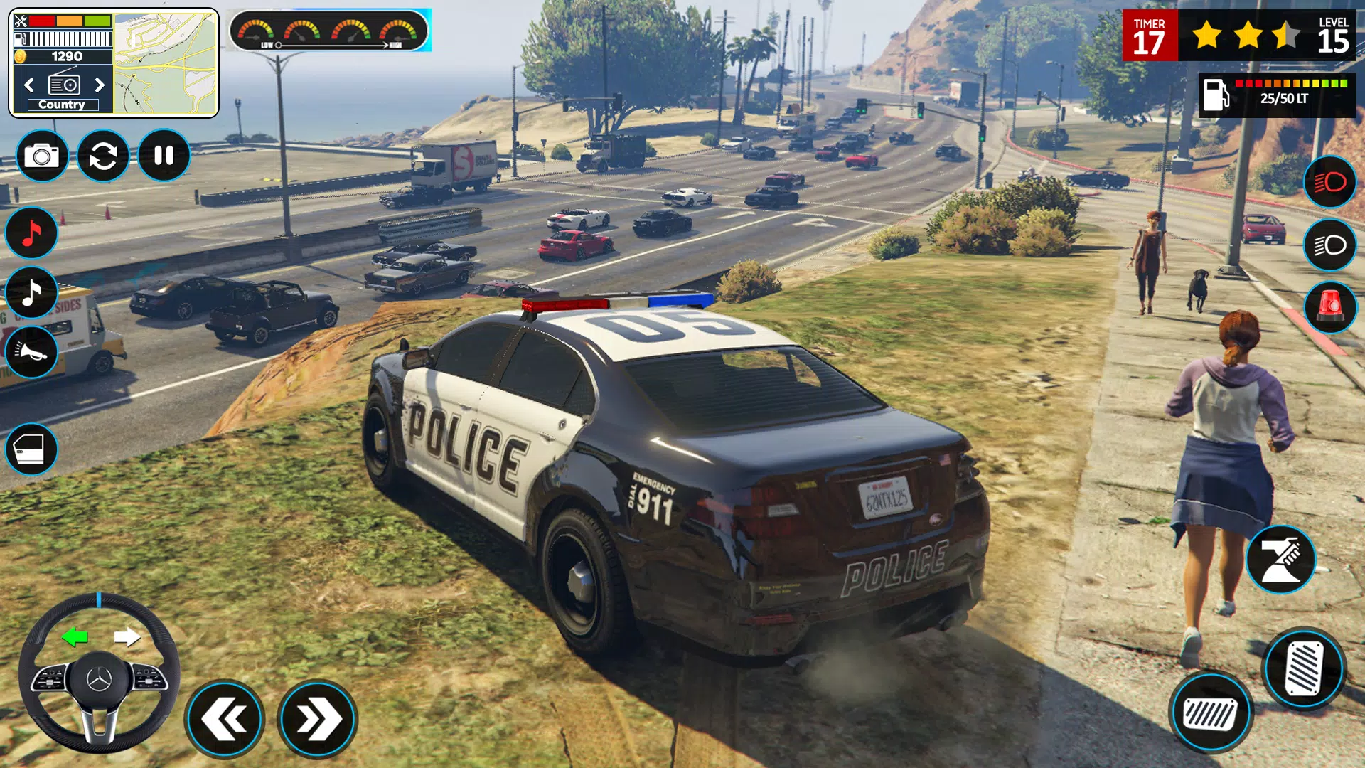 US Police Car Driving 3D Screenshot 1