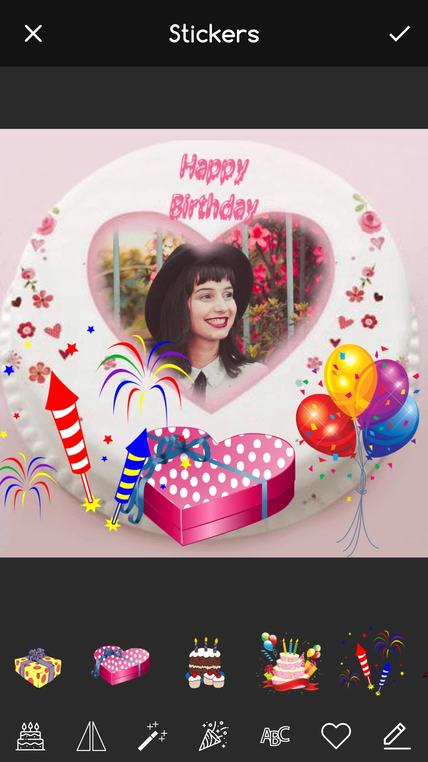 Pic on Birthday Cake with Name Screenshot 2