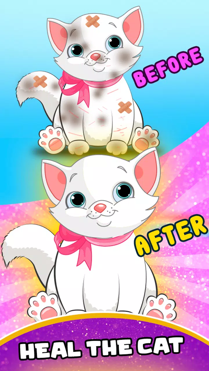 Rescue Cat - Pet Grooming Game Screenshot 5