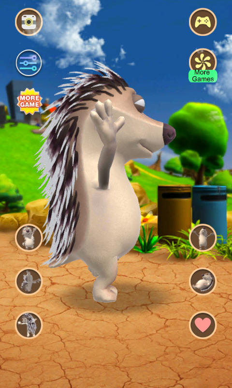 Talking Hedgehog Screenshot 1