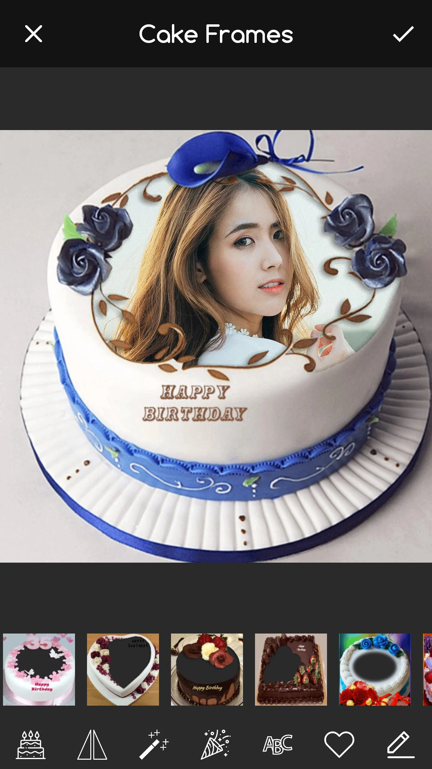 Pic on Birthday Cake with Name Screenshot 1