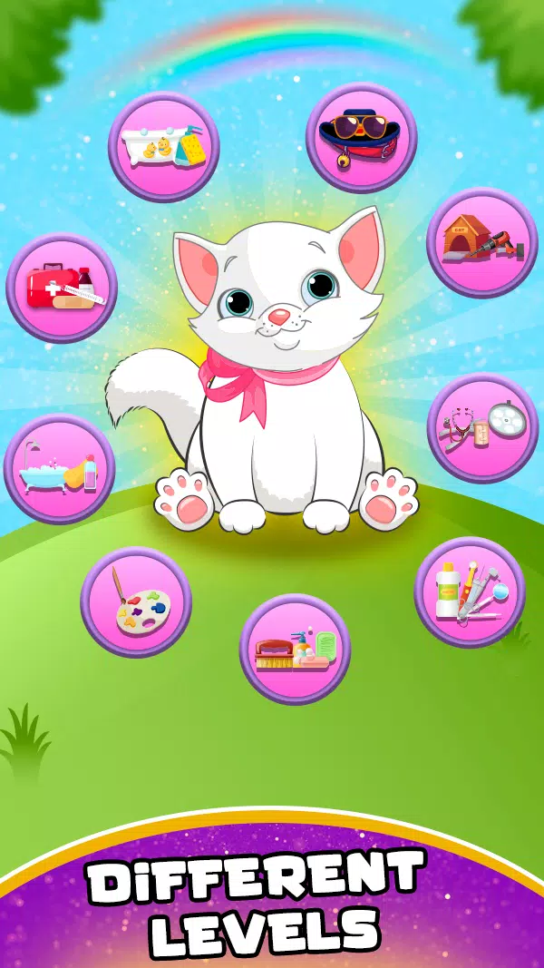 Rescue Cat - Pet Grooming Game Screenshot 3