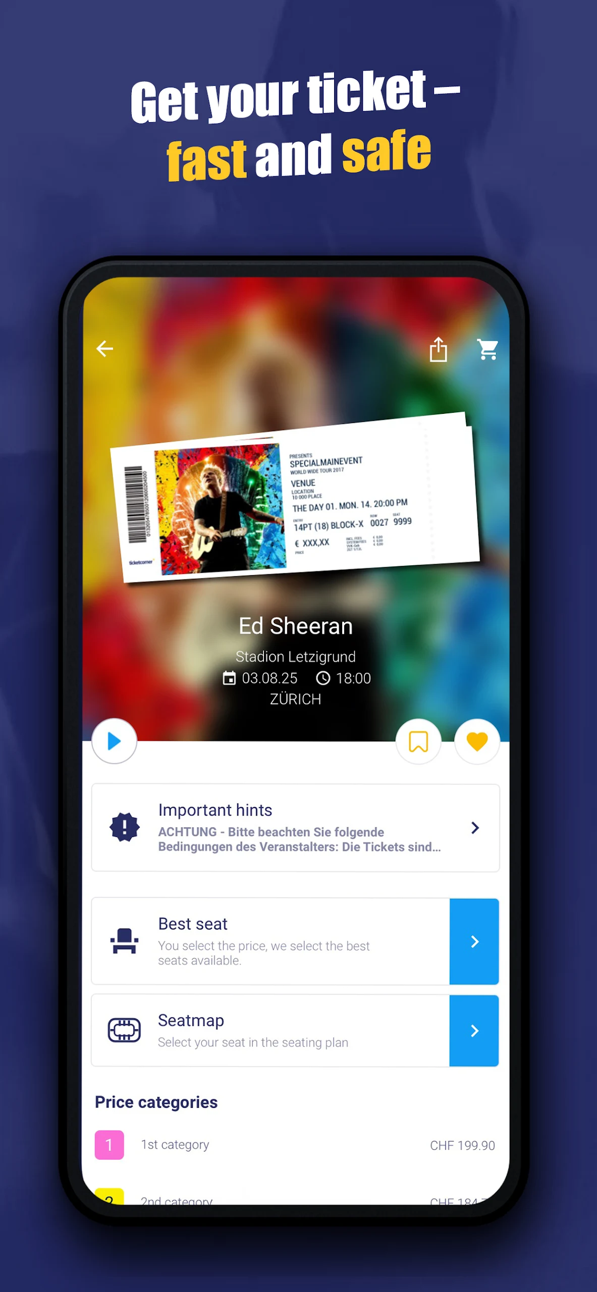 Ticketcorner Screenshot 3