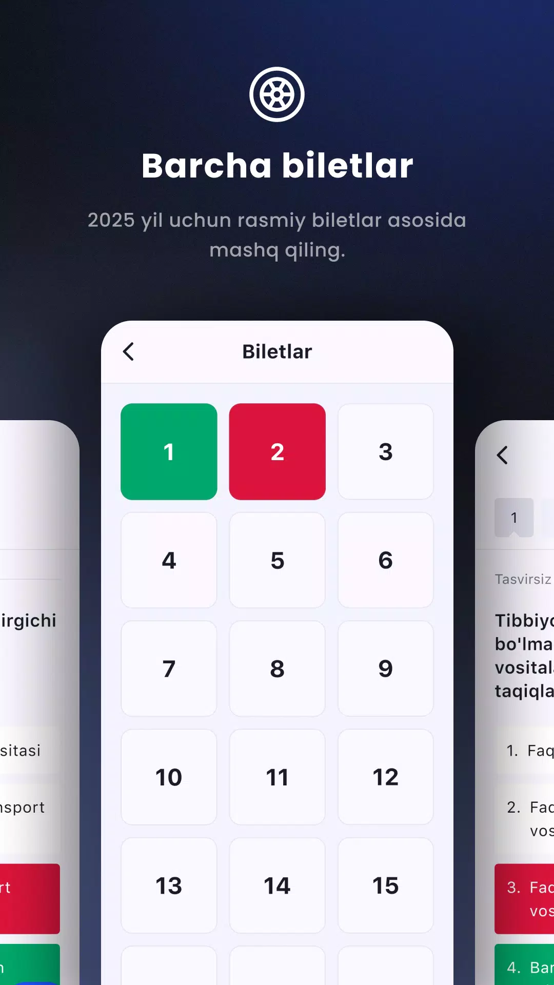Yo'l harakati qoidalari 2025 Screenshot 5