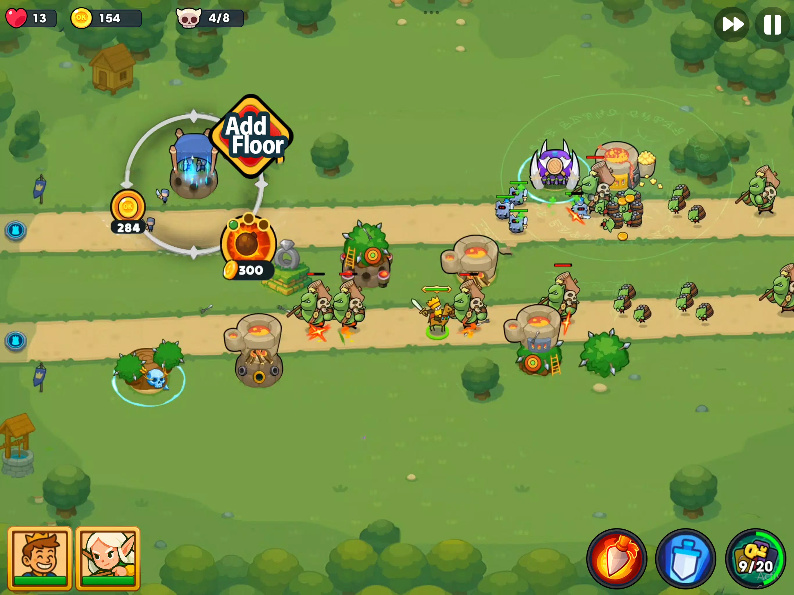 Double Defense TD: Twinhold Screenshot 2