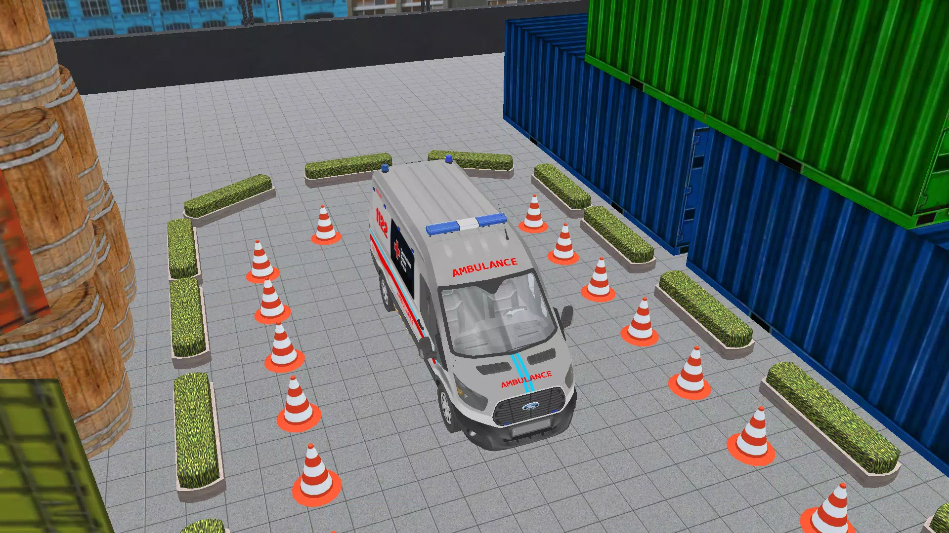 parking 3d game ambulance game Screenshot 3