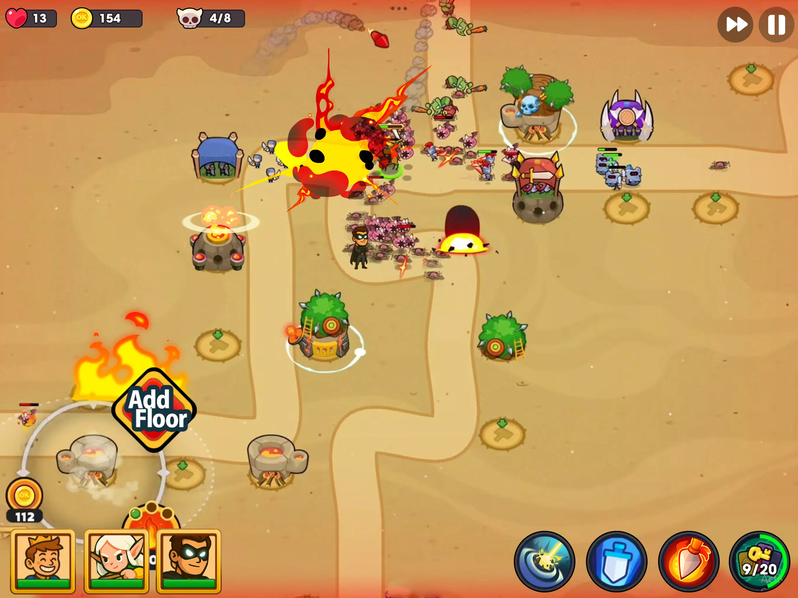 Double Defense TD: Twinhold Screenshot 4