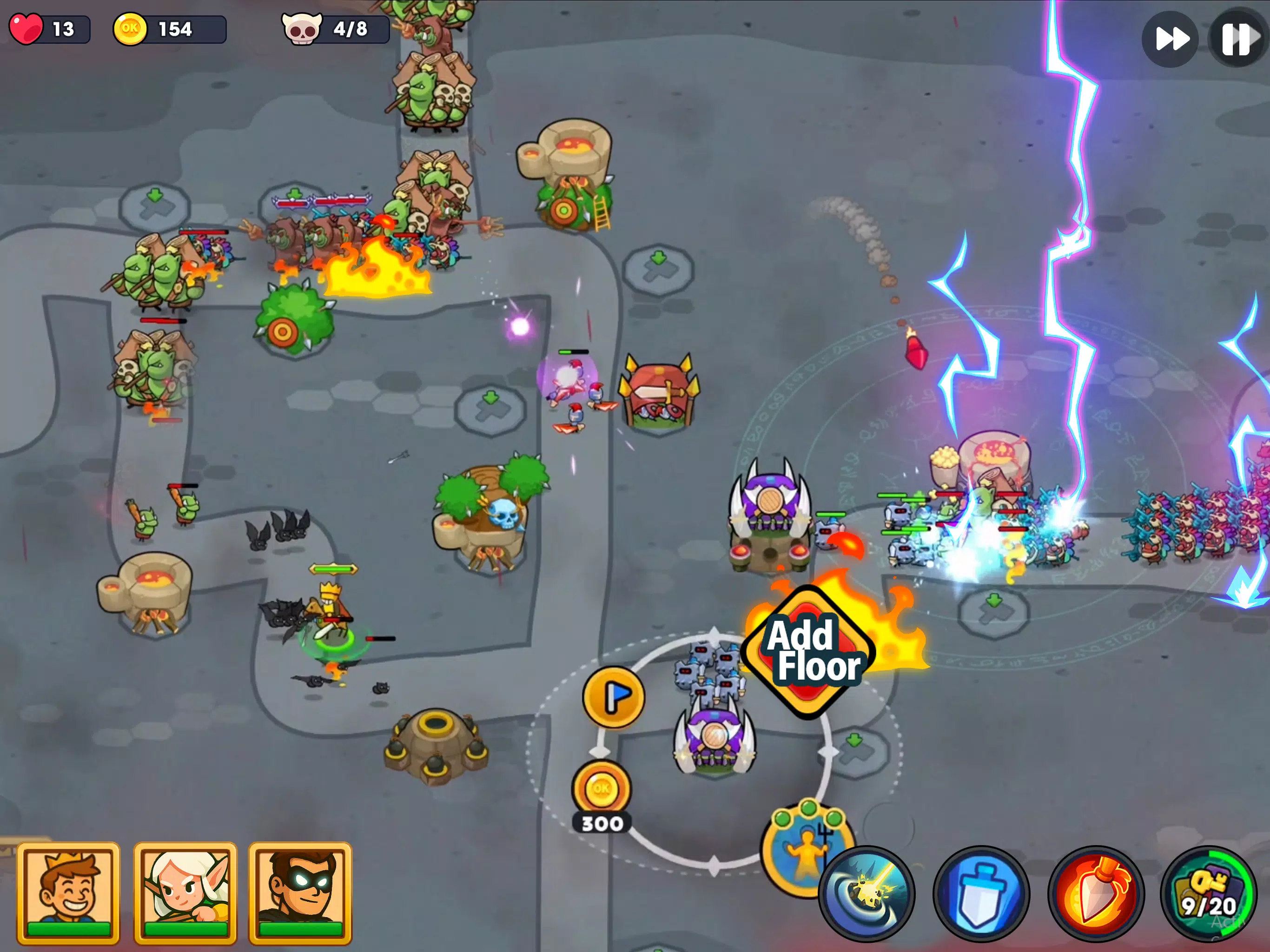 Double Defense TD: Twinhold Screenshot 3