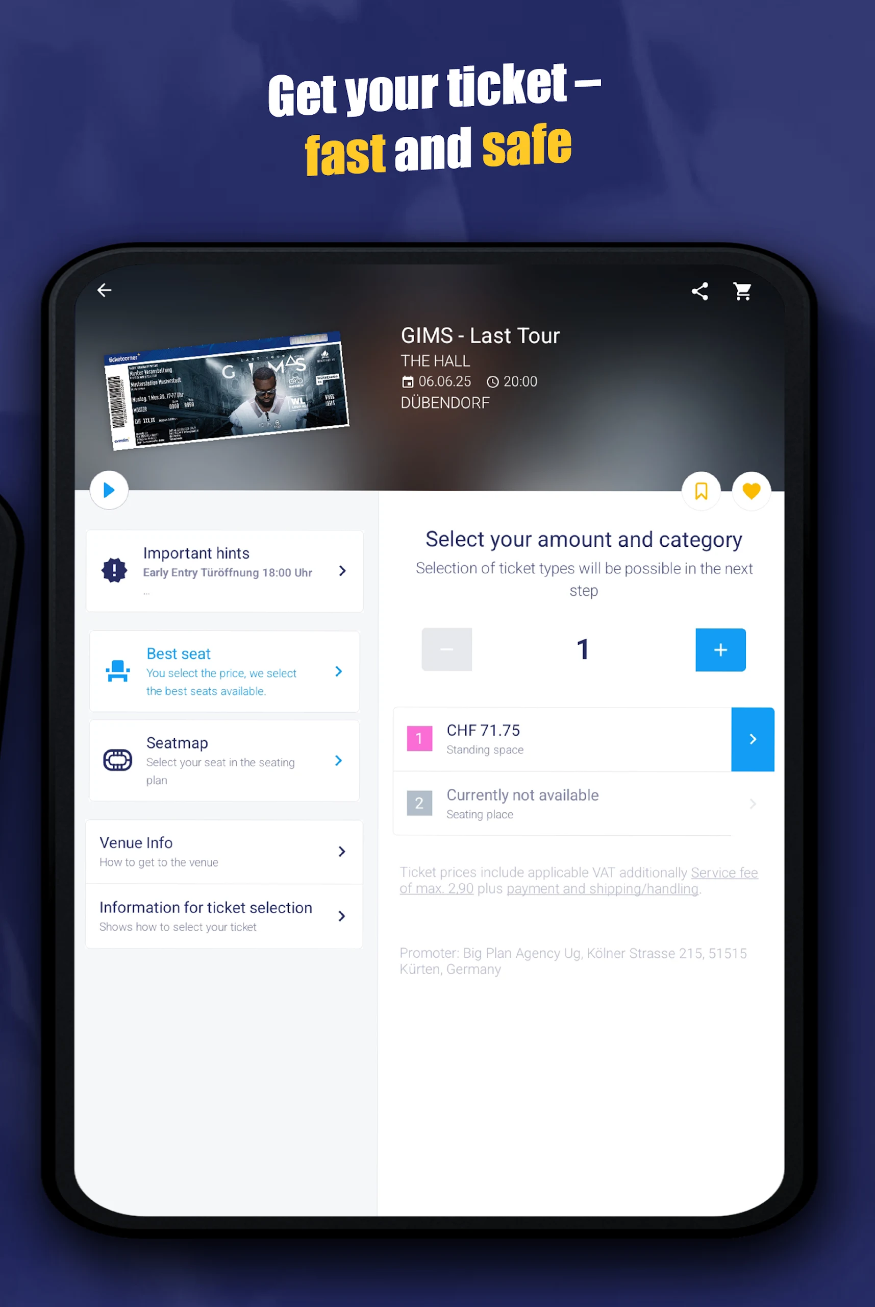 Ticketcorner Screenshot 11